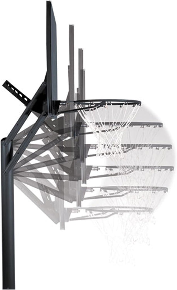 Portable Basketball Hoop Built for All-Weather Play, 48 Inch Shatterproof Backboard, Quick Height Adjust, 31 Gallon Base