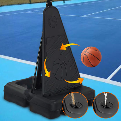 8-10FT Portable Basketball Hoop Height Adjustable Rebound System Youth/Adults