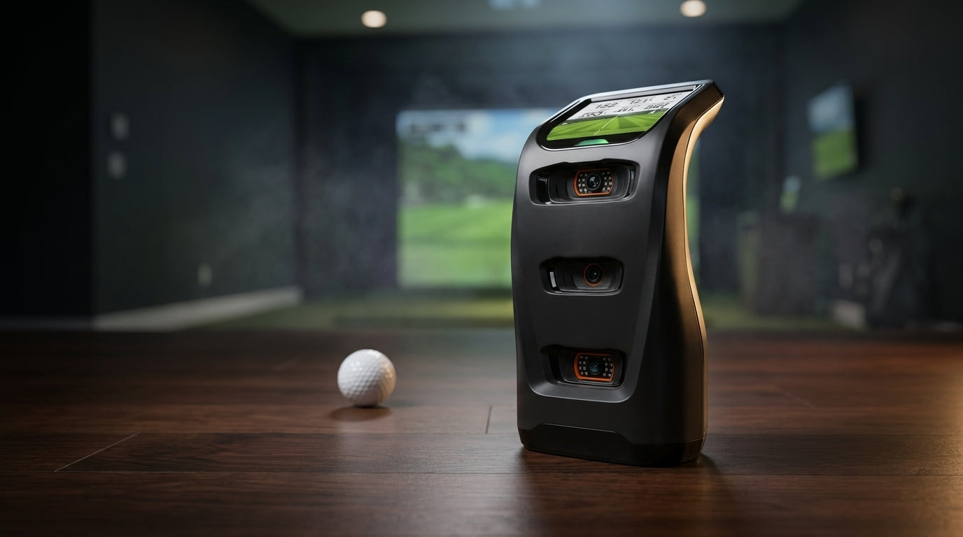 Golf Launch Monitor Pro with High Speed Cameras Indoor Outdoor Simulator FSX Software — Lifestyle