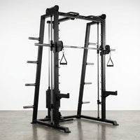 Smith Machine Built to Maximize Home Training, 1000+ Exercises, 3 Cable Systems, Commercial Grade Steel — Studio Shot
