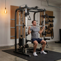 Smith Machine Built to Maximize Home Training, 1000+ Exercises, 3 Cable Systems, Commercial Grade Steel — Lifestyle