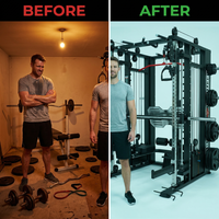 The Relentless Trainer Smith Machine — Before & After