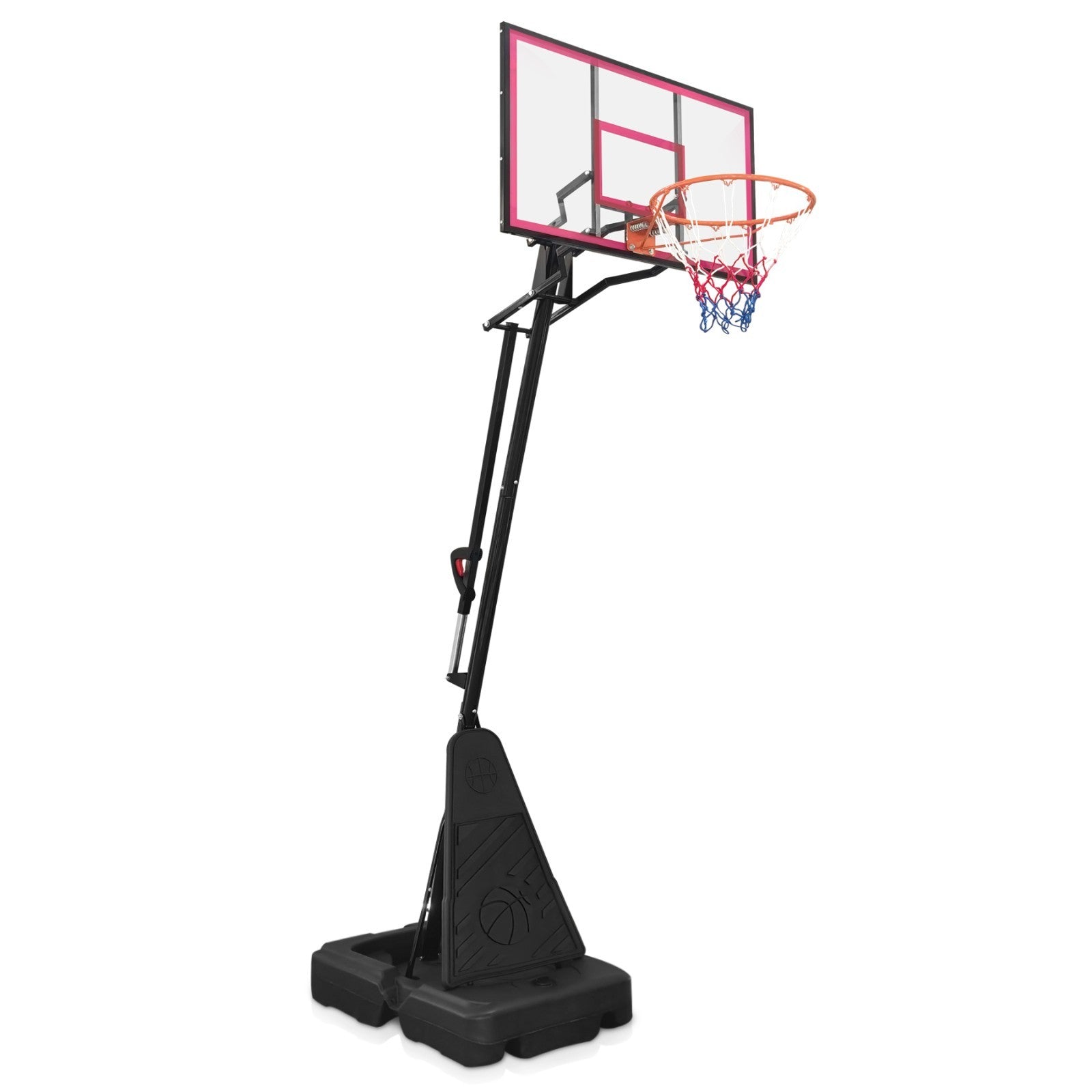 8-10FT Portable Basketball Hoop Height Adjustable Rebound System Youth/Adults