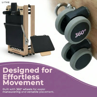 Pilates Reformer Designed for Home Workouts, Foldable Wood Frame, 70+ Guided Sessions, Complete Accessory Kit